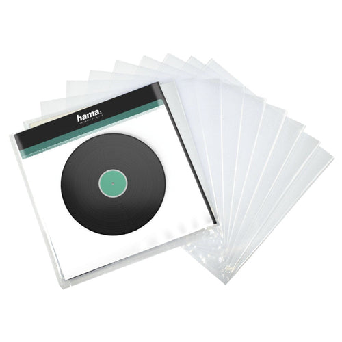Hama Pack 10 Cases Drives Vinilo - Polipropileno - 32.7X32.5X0.07CM - Transparent — image 1