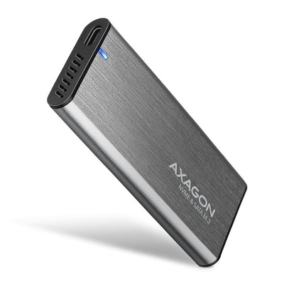 Axagon External Enclosure EEM2-SG2 SSD M.2 USB-C 3.2 Gen 2 - Silver — image 1