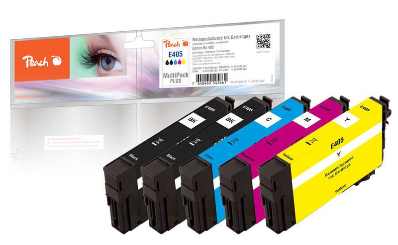 Peach Ink Spar Pack Plus PI200-917 Compatible With Epson 405 PI200-917