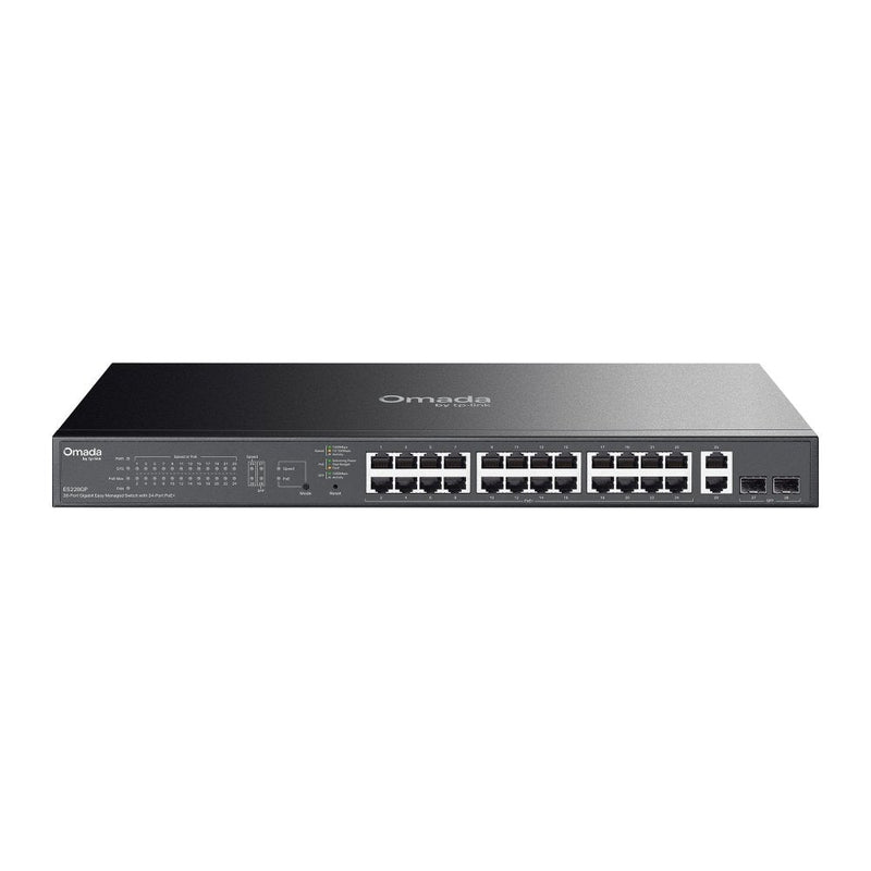 Switch Omada ES228GP 28-PORT Gigabit Easy Managed Switch With 24-PORT PoE +