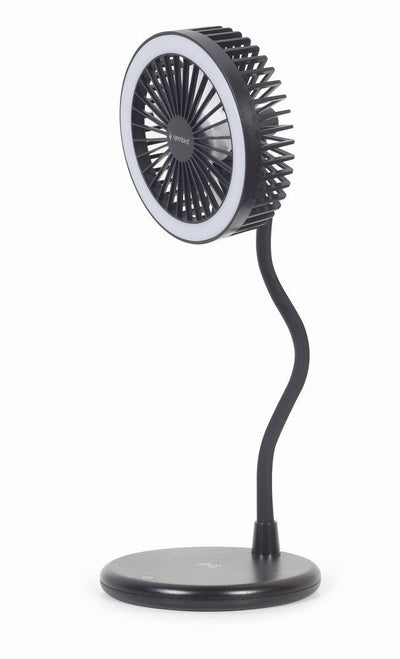Fan Desktop With Lamp And Charger Wireless TA-WPC10-LEDFAN-01 — image 1