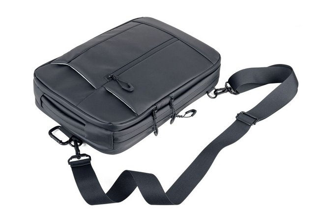 Troika BBL63/Bk Bolso And Shoulder Bag Poliéster, Poliuretano (pu), Lona Alquitranada Black Hombre Bag Hombro