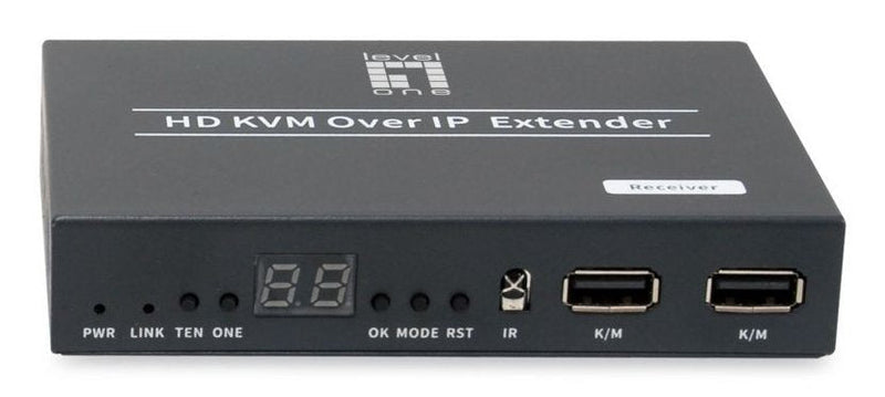 HDMI Extender Sobre IP Receptor Levelone HVE-9701R 1080P 150 Metres