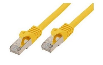 Shiverpeaks Basic-s Network Cable Yellow 1M CAT.7 S/FTP (s-STP) — image 1