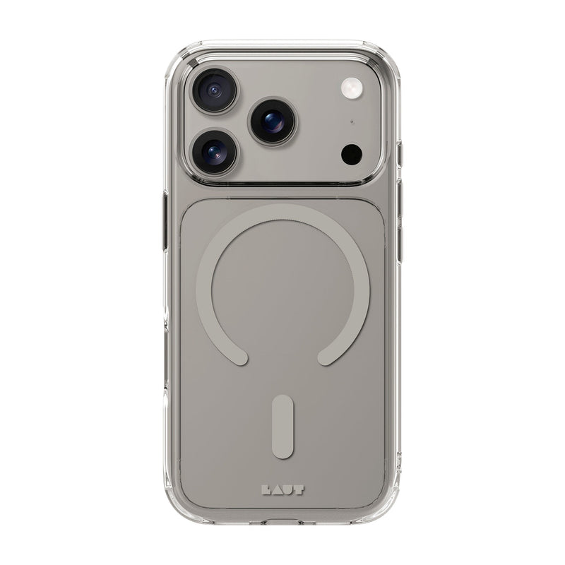 Laut Case Crymal Fluro For Iphone 17 Pro Max. - Clear Grey