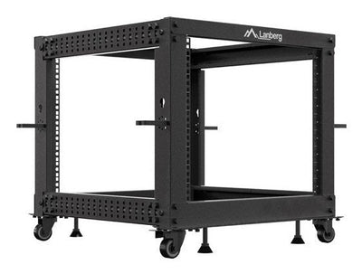 Lanberg Cabinet Abierto Rack 19 9U 600X600 Adjustable Up To 1100 Black — image 1