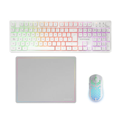 Mars Gaming Pack Gaming Mcpwx Wireless Keyboard + Wireless Mouse + Mouse Pad — image 1