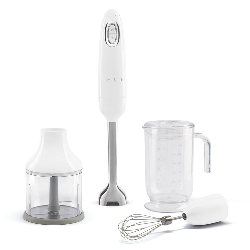 Smeg HBF03WHEU Blender Inmersión 700W Steel Inoxidable, White