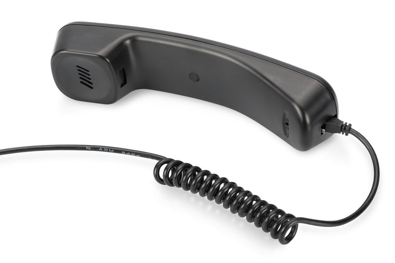 Digitus Headphone With Micro Type Telefono Skype USB 1.80M Black DA-70772