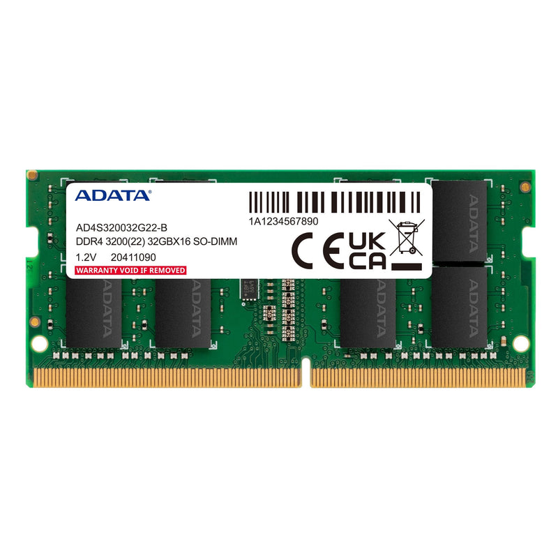 ADATA Memory 16GB DDR4-3200 2X 8GB Green AD4S32008G22-DTGN, Premier AD4S32008G22-DTGN