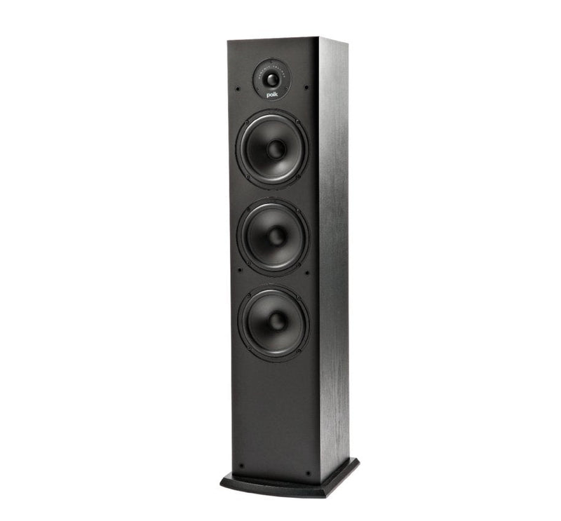 Polk Audio T50 Black Pareja Speakers Pie