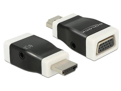 Delock Adapter Hdmi-a Male VGA Female With Audio — image 1