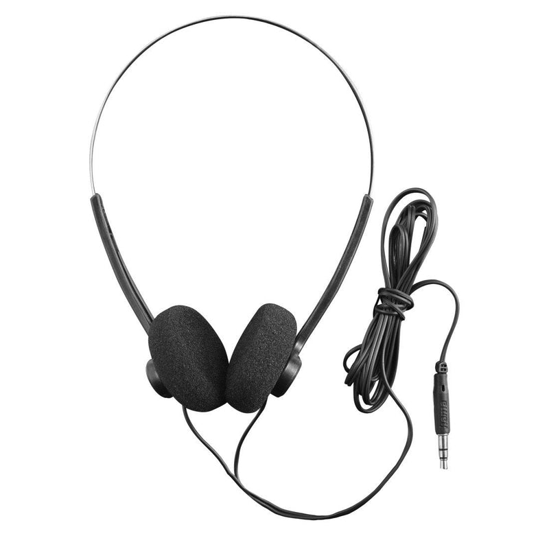 Hama Headphones Slight Ii With Diadema - Cable 1.2M - Jack 3.5MM - Black