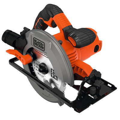 Black & Decker CS1550-QS Saw Circular Laptop 19CM Black Orange 5500 Rpm 1500W — image 1