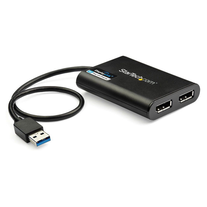 StarTech.com Adapter Gráfico External USB 3.0A DisplayPort Double - Cable Converter USB 3.0A DP With Vídeo Dou