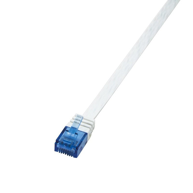 Logilink Flach Patchkabel RJ45 U/UTP CAT.6 3.00M White