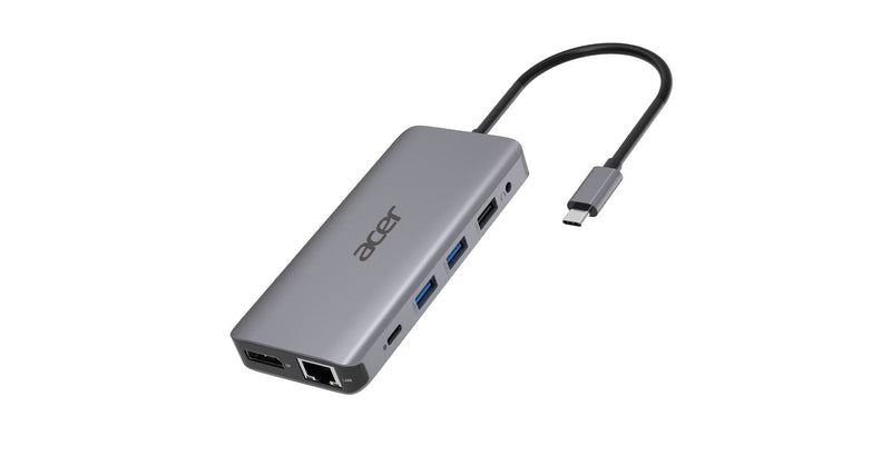 Acer 12-IN-1 Type C 1x RJ45,1X3.5AUDI 2XUSB3.2,2XUSB2.0,1XSD/TF,2XPD,1XDP