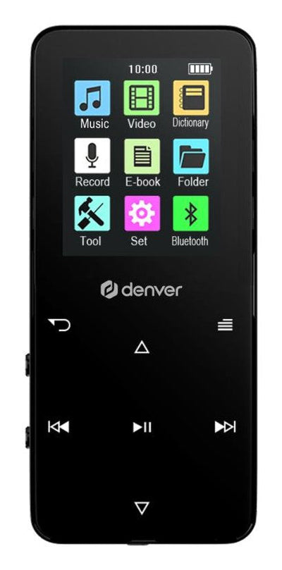 Denver MP-1830B Black Reproductor Multimedia MP4 With Bluetooth And Screen IPS 1,8 — image 1