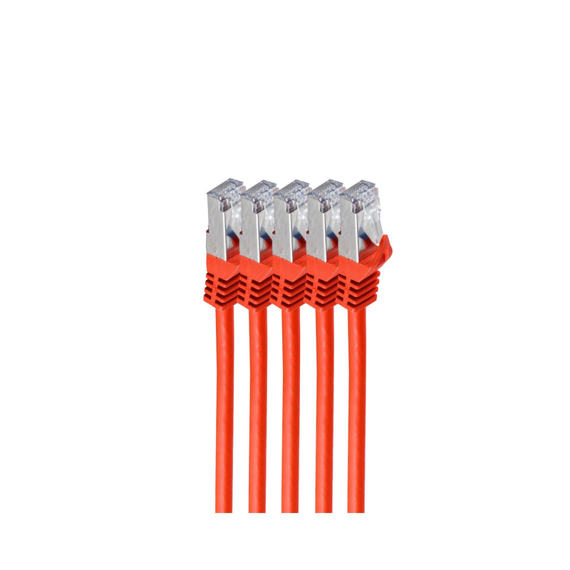 Shiverpeaks RJ45 Network Cable S FTP, CAT.7 VE5, 3M Red