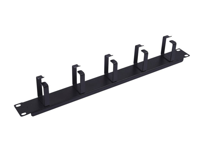 Panel Organiser Cables Colour Black 1U Cabinet Rack Guias Metalicas