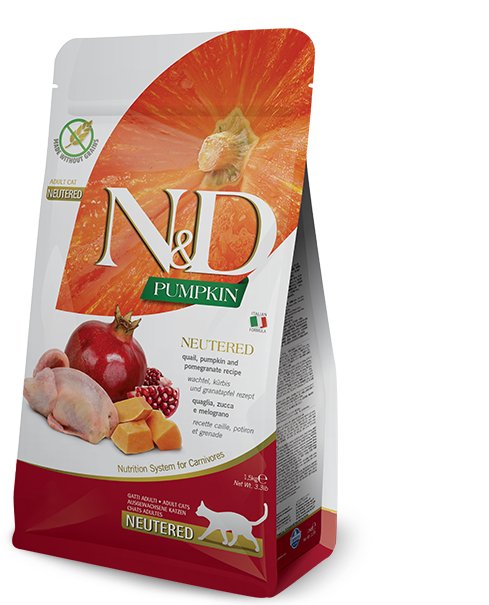 Farmina Comida Seca Gatos Pumpkin N&d Neutered Quail 5KG