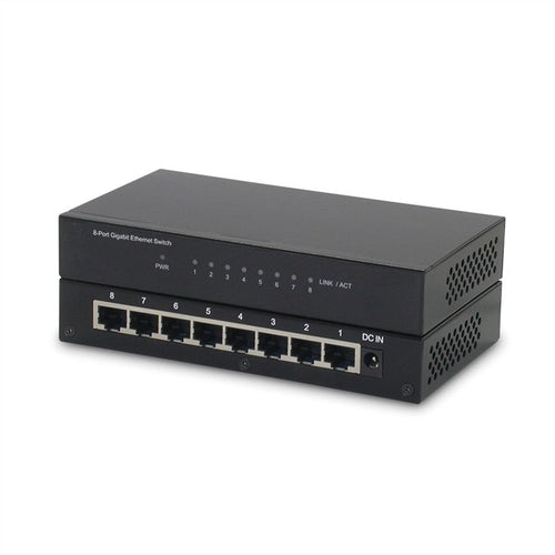 Roline Gigabit Ethernet Switch, 8 Ports — image 1