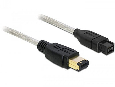 Delock Cable Firewire 9 Pin Male 6 Pin Male 3M — image 1