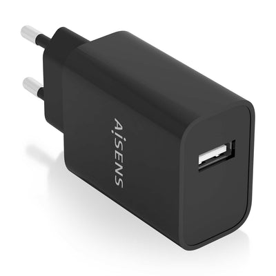 Aisens Charger USB 10W High Eficiencia, 5V/2A, Black — image 1