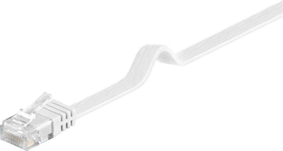 Microconnect V-UTP605W-FLAT Network Cable White 5M CAT.6 U/UTP (UTP) — image 1