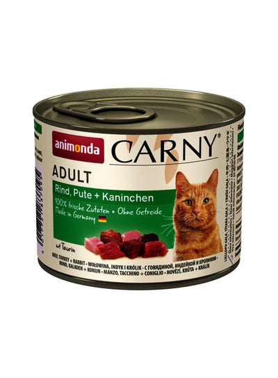 Animonda Carny Adult Sabor: Ternera, Pavo And Conejo 200G — image 1