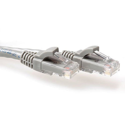 Grey 4 Meter U UTP CAT.6 Patch Cable Snagless With RJ45 Connectors — image 1