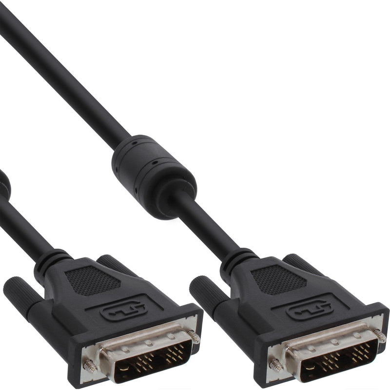 Inline Cable DVI-d 24 + 1 Male a Male Dual Link 2X Inductancia Ferrita 5M