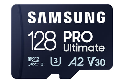 Samsung SD microSD Card 128GB Sdxc Pro Ulti. CLASS10 Adap Retail — image 1