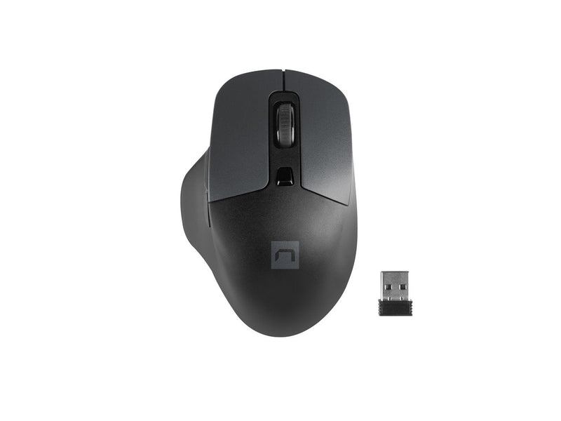 Natec Mouse Blackbird 2 Quiet Wireless 1600DPI Óptico Black