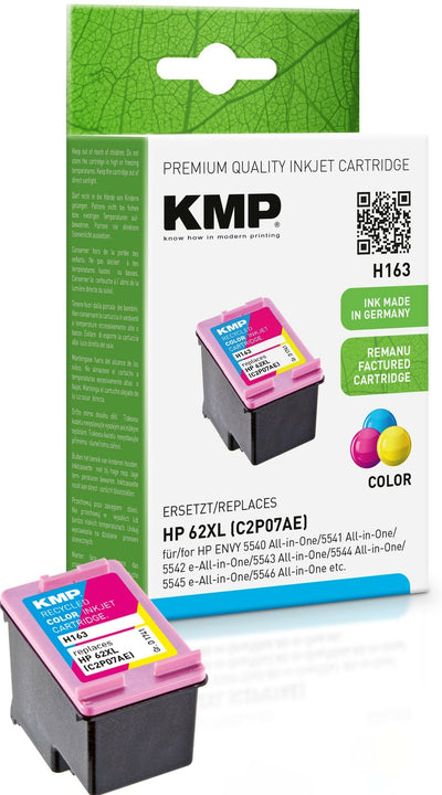 Kmp Cartridge HP C2P07AE NR.62XL Colour 415S. H128 Rellenado — image 1