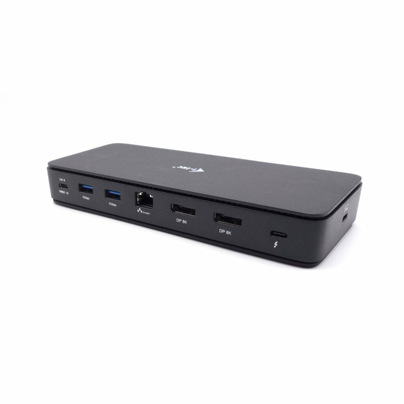 I-tec Thunderbolt 4 2X Pantalla Base Generation 3 7x USB + Thereof 1X TB4 2.5GLAN Pd 92W 1M TB4 Cable SD TF Car