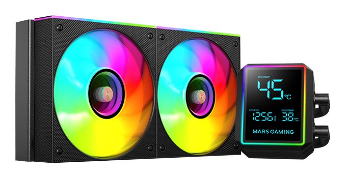 Mars Gaming Refrigeracion Liquida CPU Frgb Ml-lcd Pro 240 Black MLLCDPRO240