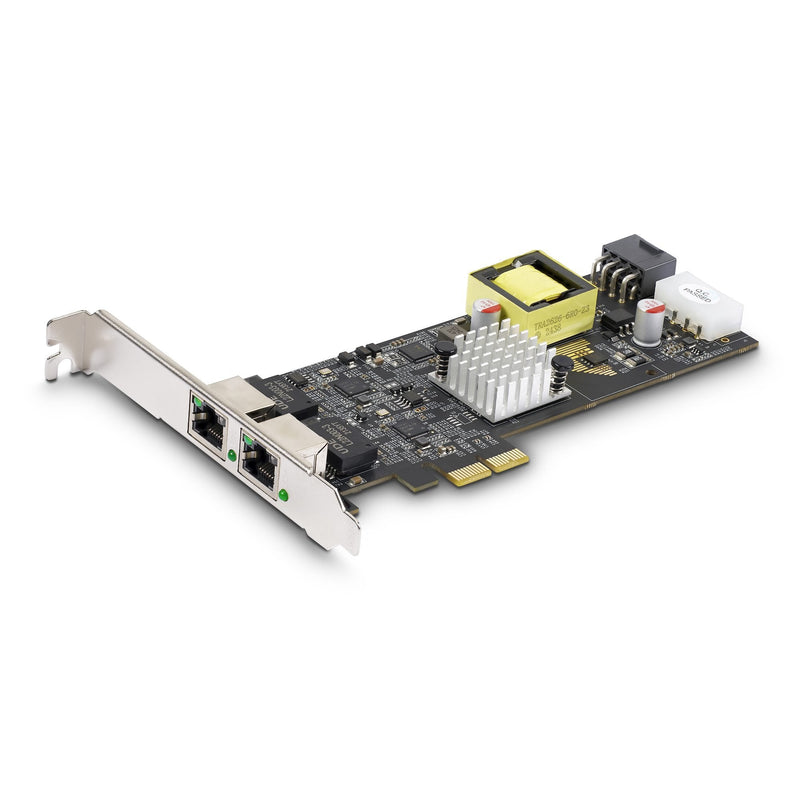 Network Card Ethernet PCIE 2 Ports PoE 2 5GB - I225-V
