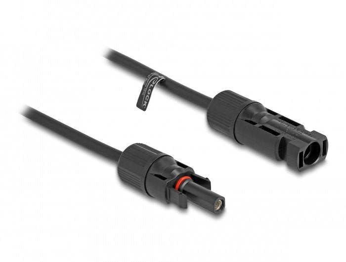 Delock DL4 Solar Cable 4MM² Connector Male a Female 5M Black
