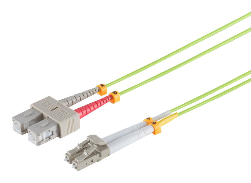 S-impuls Lwl Network Cable Lc Sc 50 125?, OM5 Green File 20M