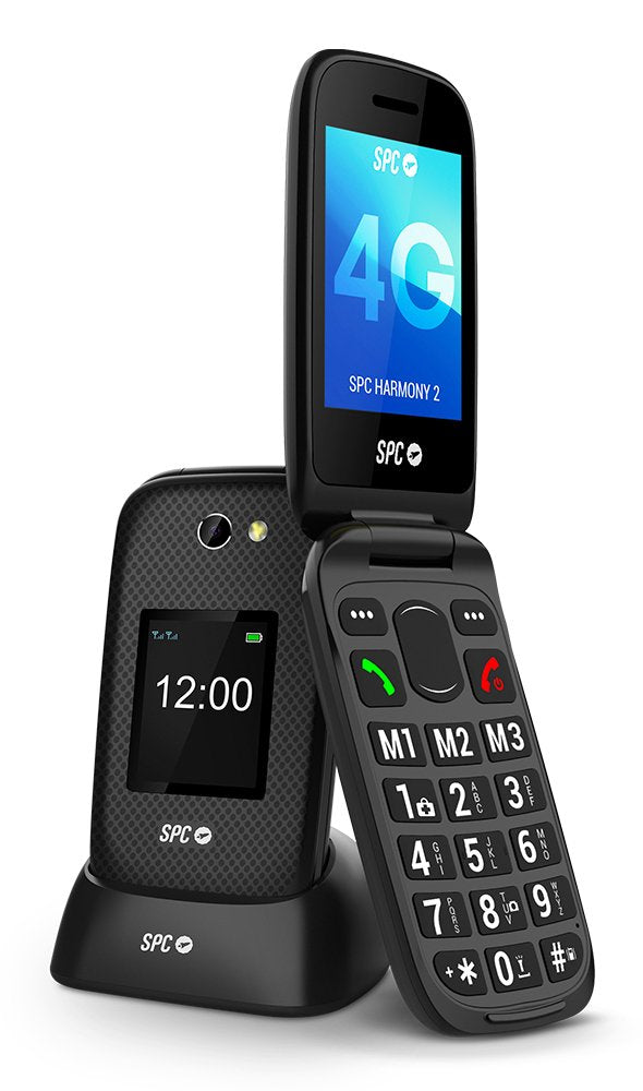 Spc Harmony 2 4G Phone Mobile Phone Mayores - Keys Large - Radio Fm- Button Sos - 3 Memorias Directas - Linter