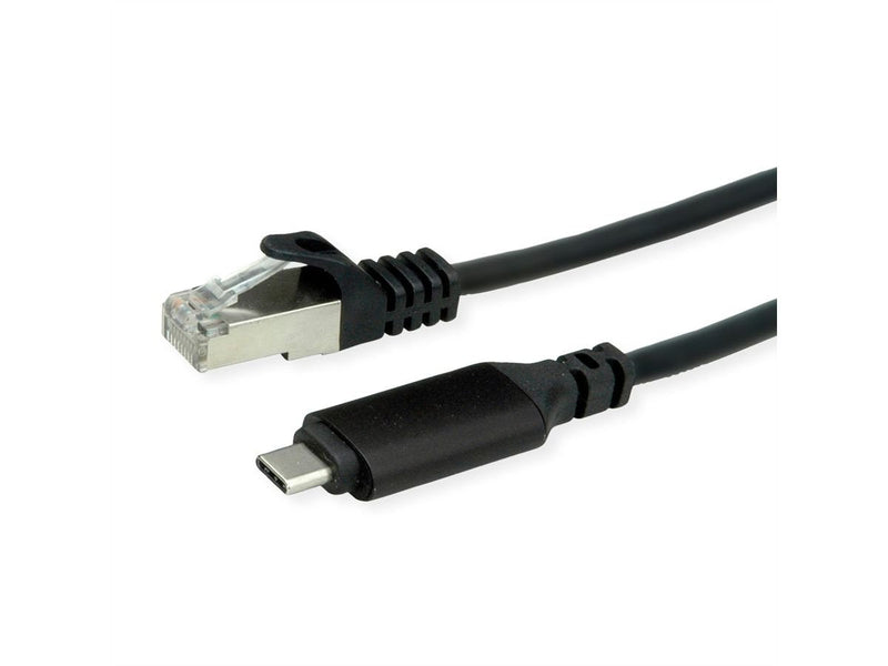 Roline USB 3.2 Gen 2 Type-c a Gigabit Ethernet Cable Convertidor Black 5M