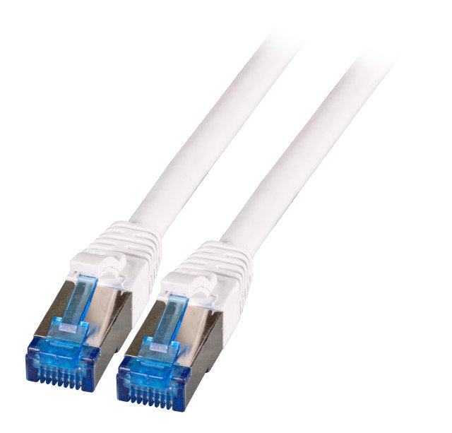 Efb RJ45 Network Cable S FTP CAT.6A Superflex Lszh White Laenge 5M 10GBIT 500MHZ 100 Prozent Kupfer With CAT.7