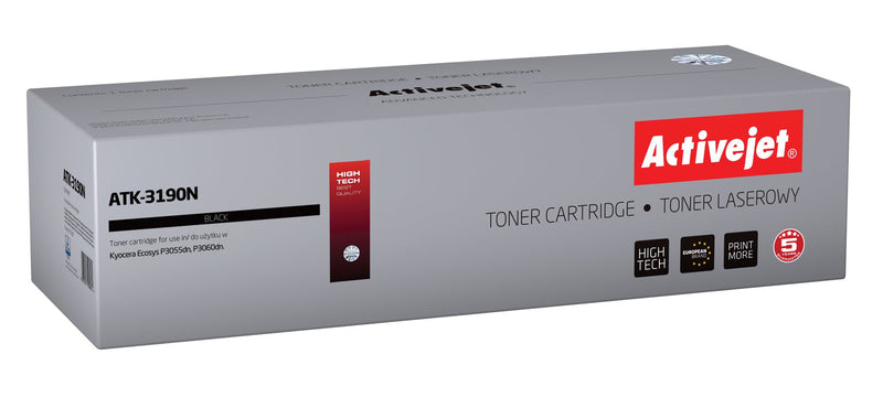 Activejet Toner ATK-3190N (reemplazo Kyocera TK-3190 - Supreme - 25,000 Páginas - Black