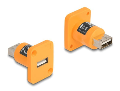 Delock 87999MÓDULO Type-d USB 2.0 Tipo-a Female a Female Orange — image 1
