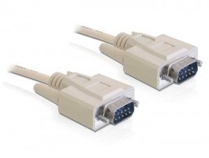 Delock 84228 Cable Serie D-sub 9 Male a Male 3M — image 1