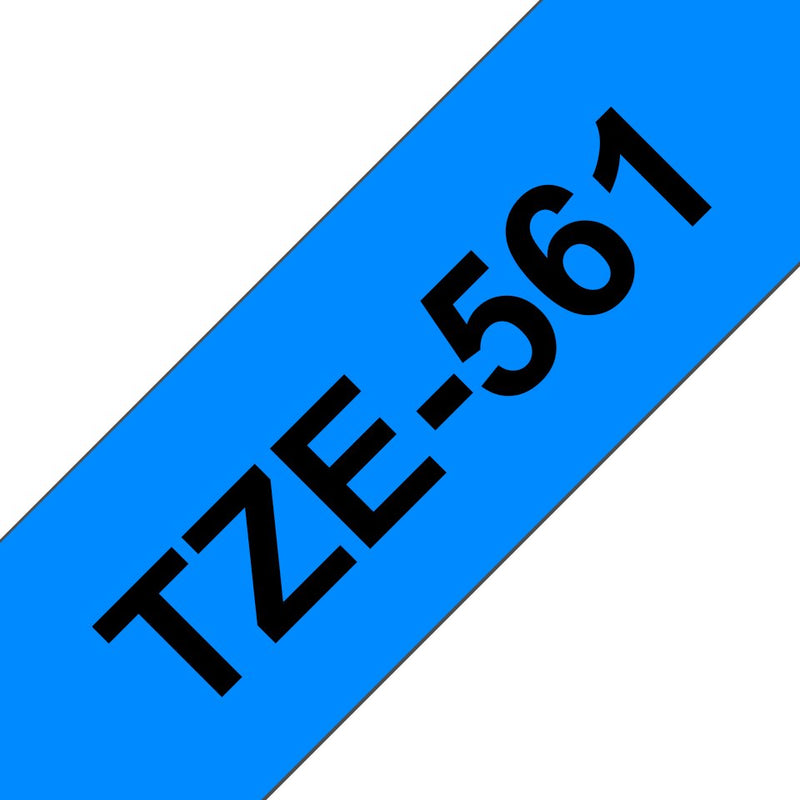 Brother TZE561 Tape Laminated Blue/Black 36MM, 8M, P-touch PT-3600, 550, 9200, 9400, 9500, 9600, 9700, 9800, D