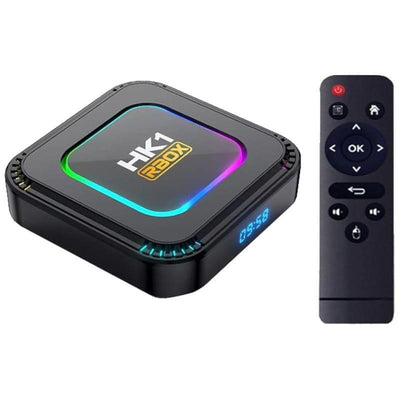 Lemfo Android TV HK1 Rbox K8 4GB/64GB Android 13 Black — image 1