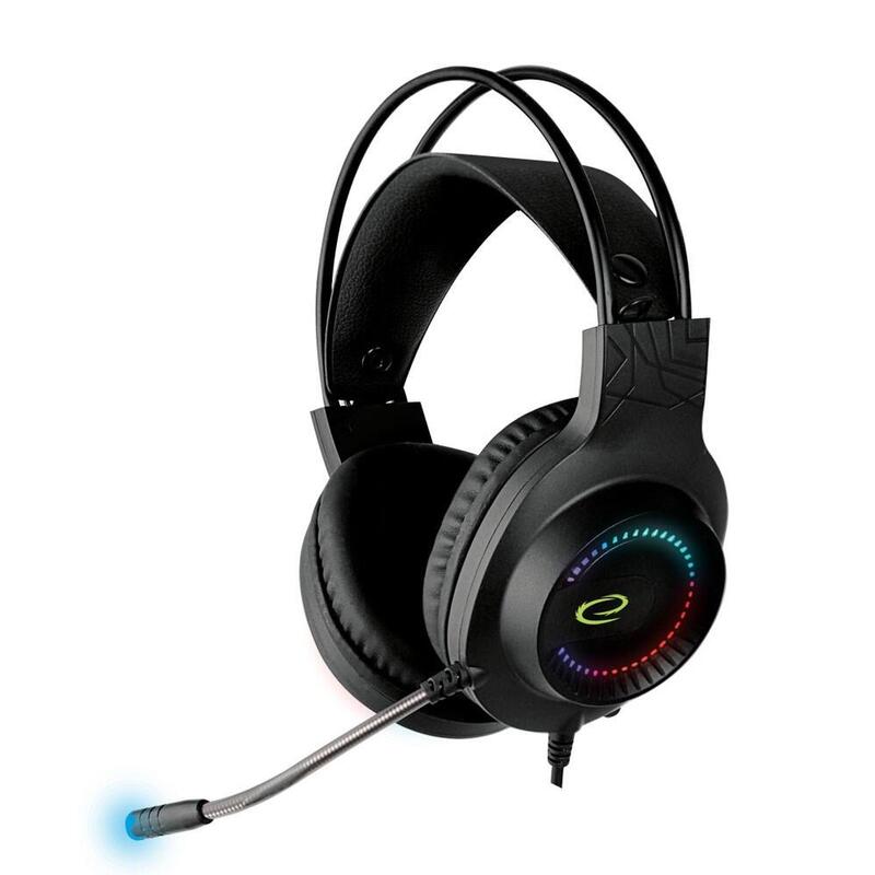 Esperanza Headphones EGH7100 With Microphone Diadema Black