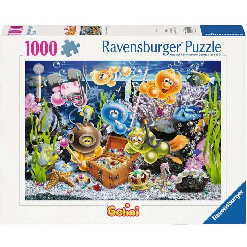 Ravensburger Gelini Rompecabezas Diversión Submarina 1000 Partes 12001427